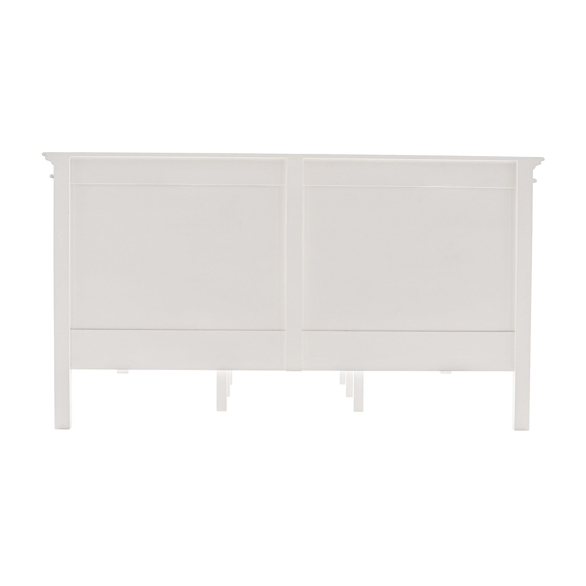 Classic White Panel King Size Bed