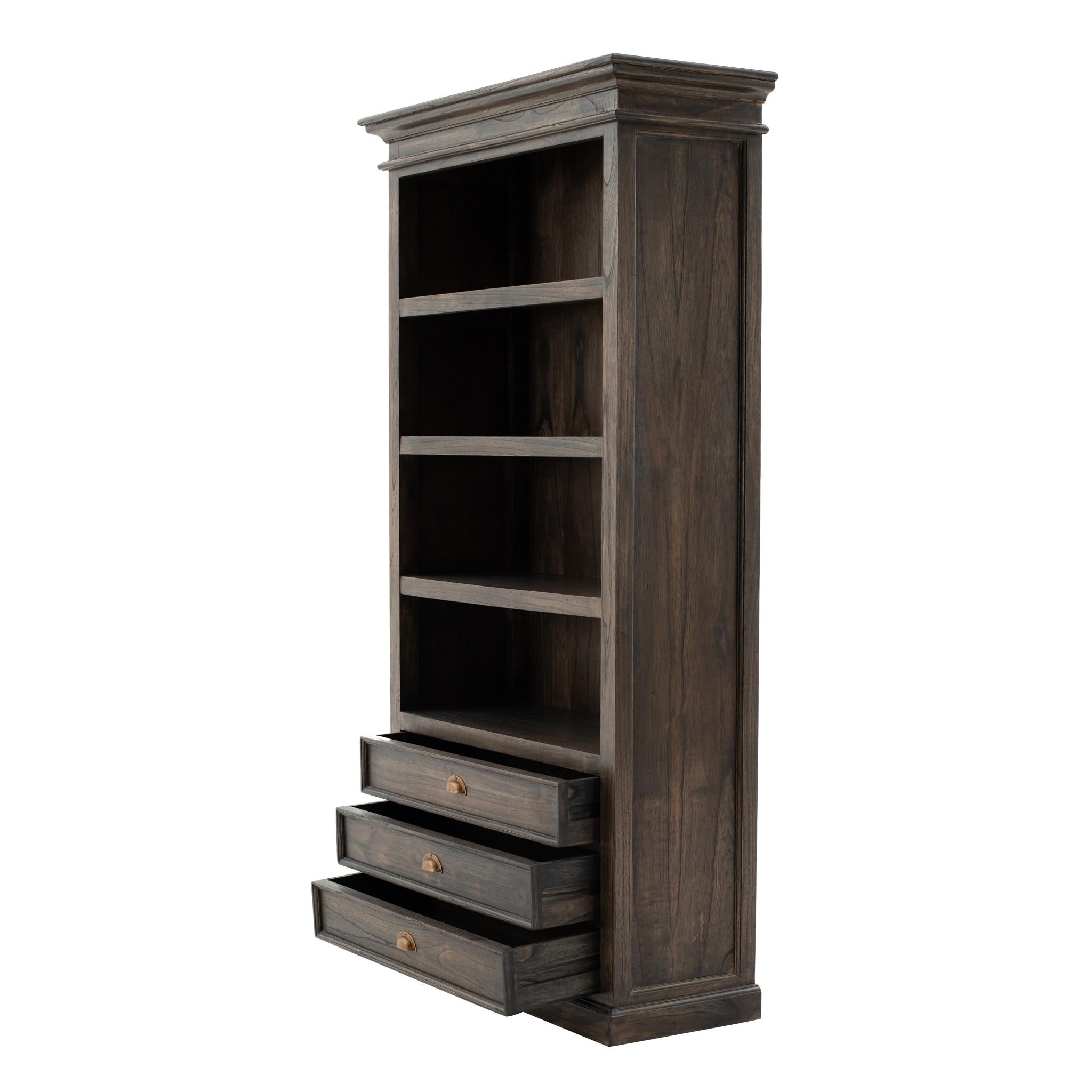 Black Wash Bookcase