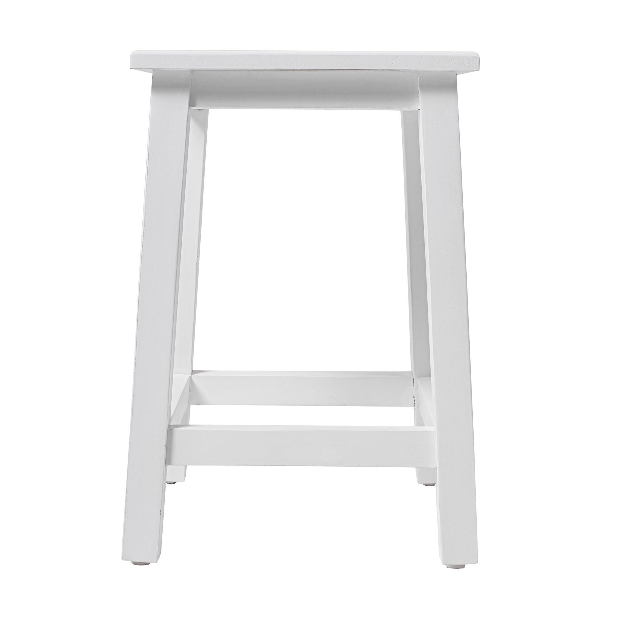 Classic White Stool