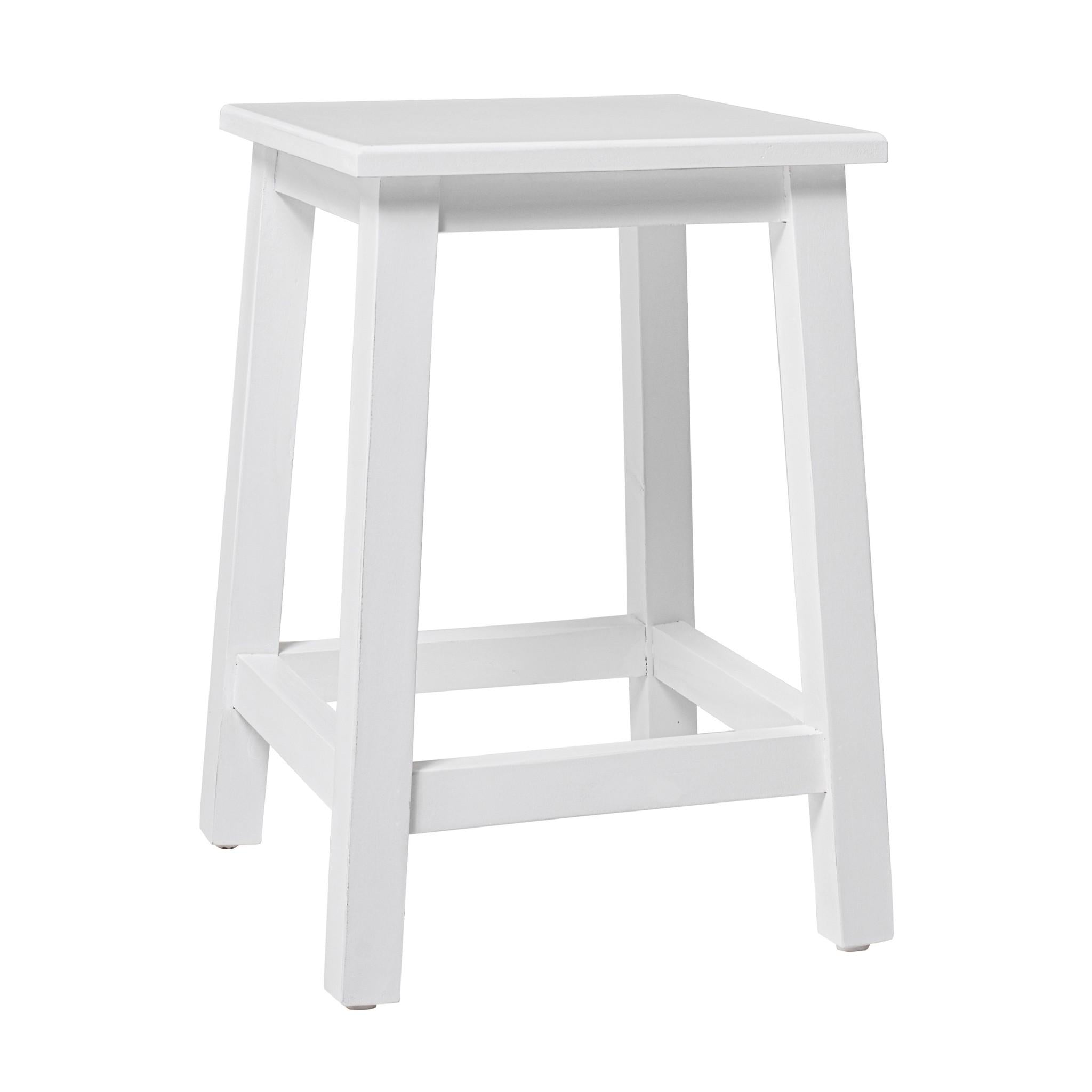 Classic White Stool