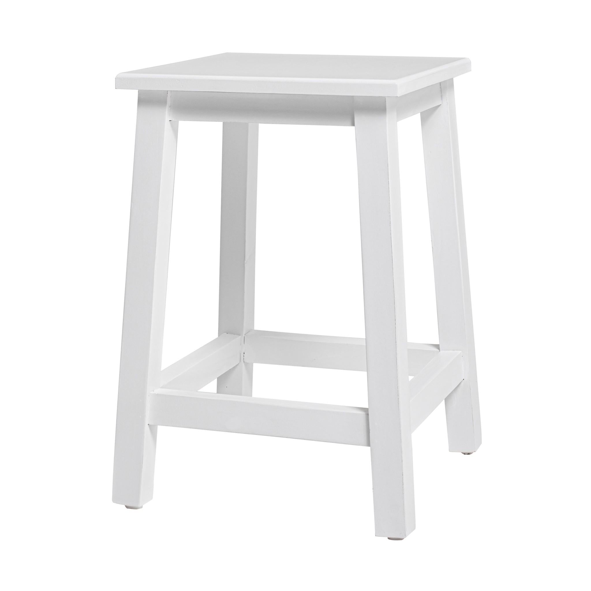 Classic White Stool