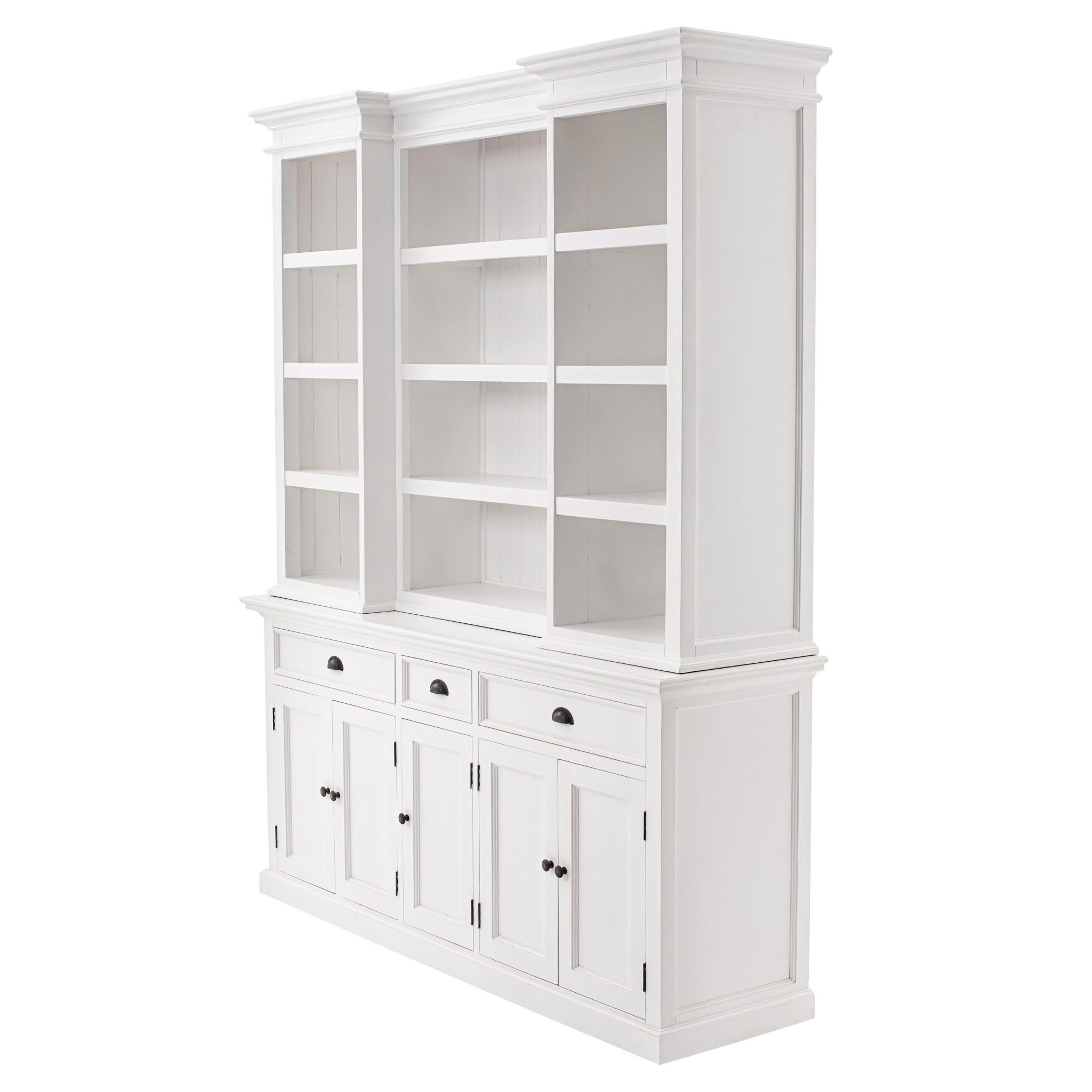 Classic White Large Kitchen Hutch