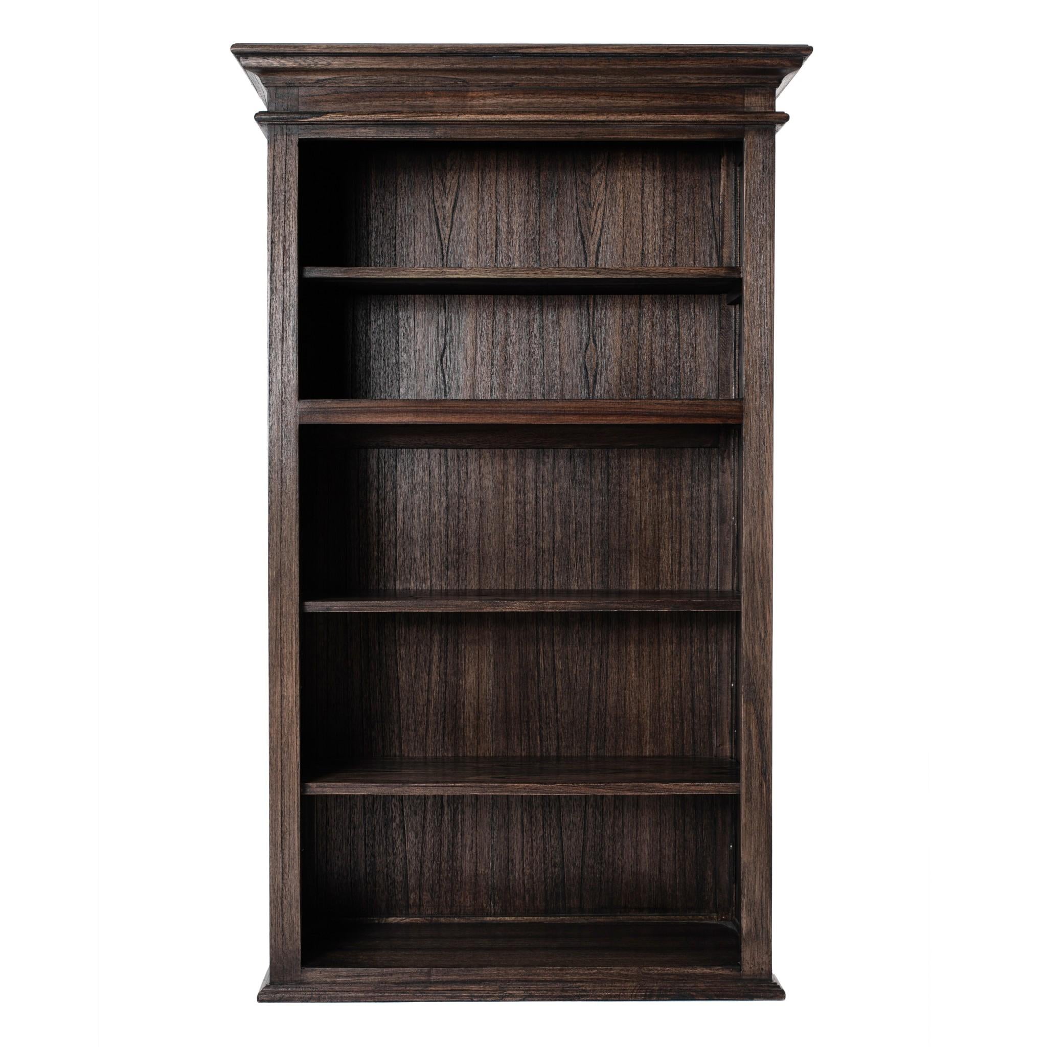 Black Wash Bookshelf Hutch