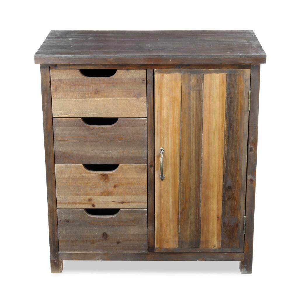 Rustic Natural Accent Storage Cabinet