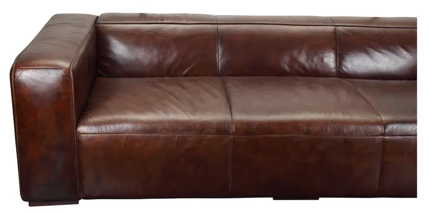 Bolton Sofa Dark Brown Leather