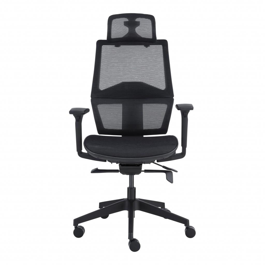 High Back and Neck Support Black Mesh Office Chair