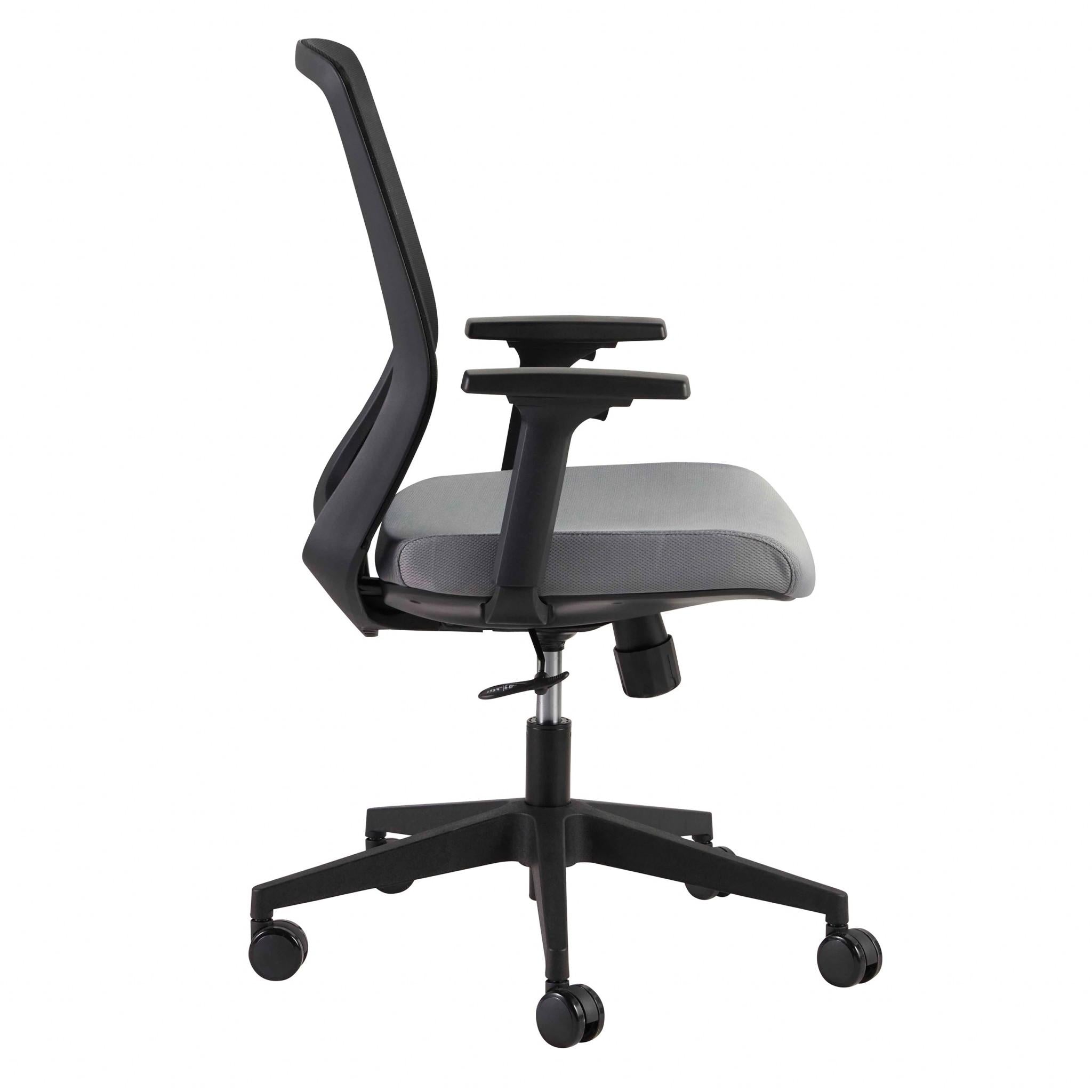 Gray and Black Mesh High Back Office Chair