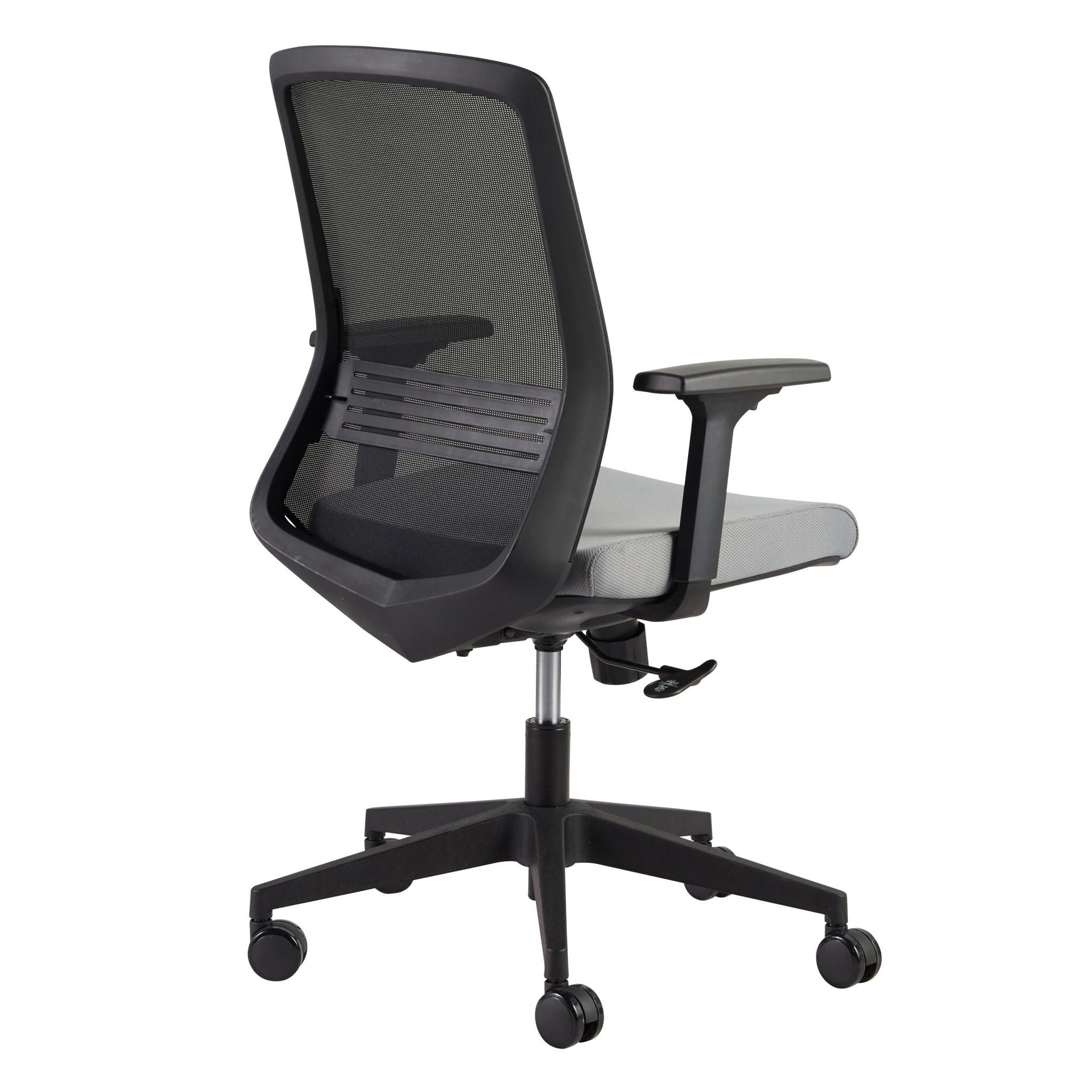 Gray and Black Mesh High Back Office Chair