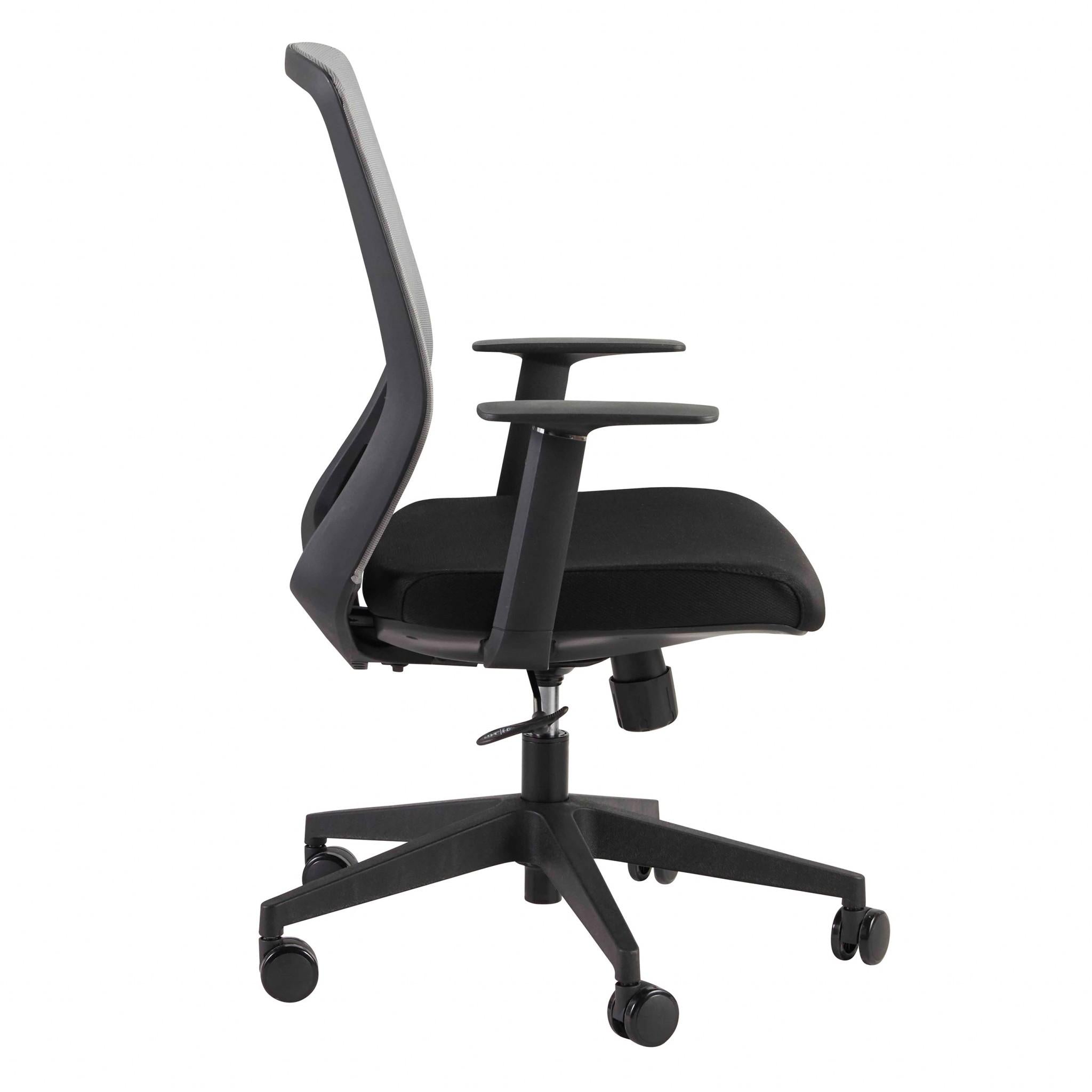 Black and Gray Mesh High Back Office Chair