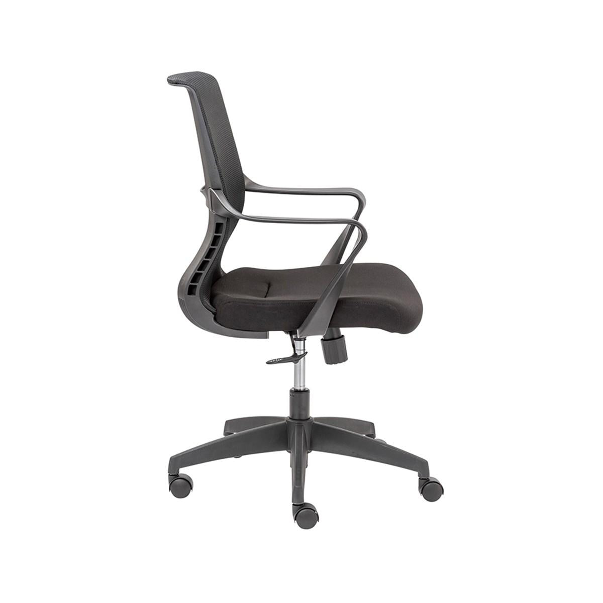 Black Ergo Mesh Adjustable Rolling Office Chair