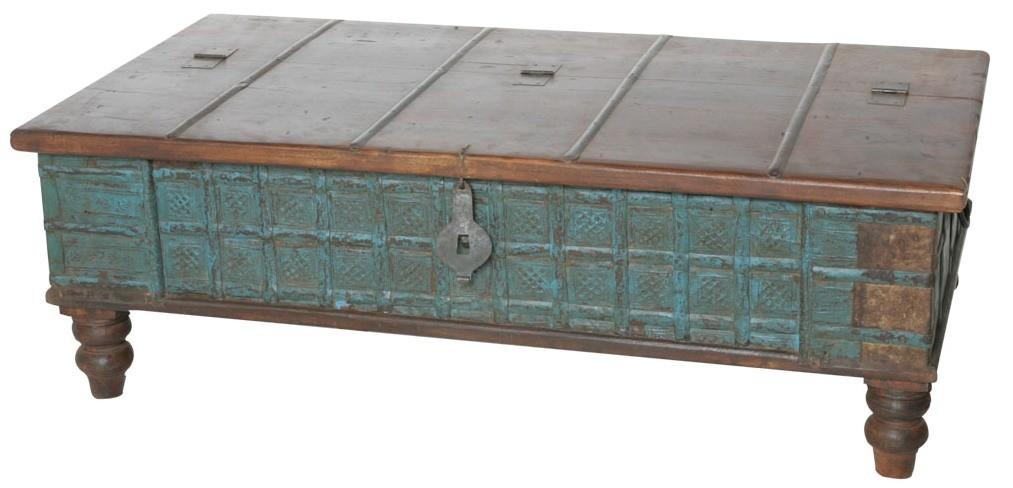 Traditional Storage Trunk Coffee Table