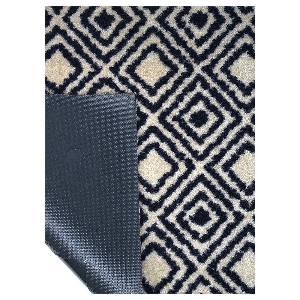 2' x 4' Black Diamond Washable Floor Mat