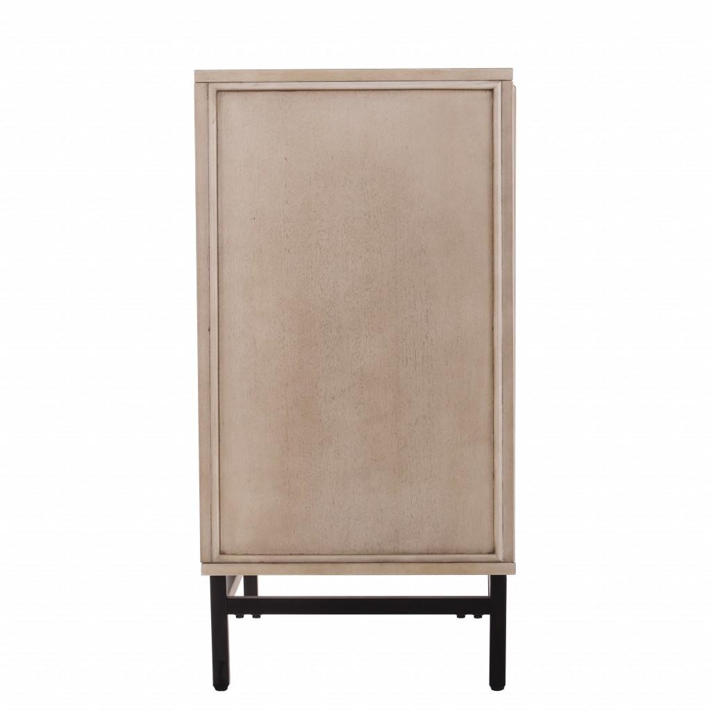 Champagne Deco Buffet Storage Cabinet