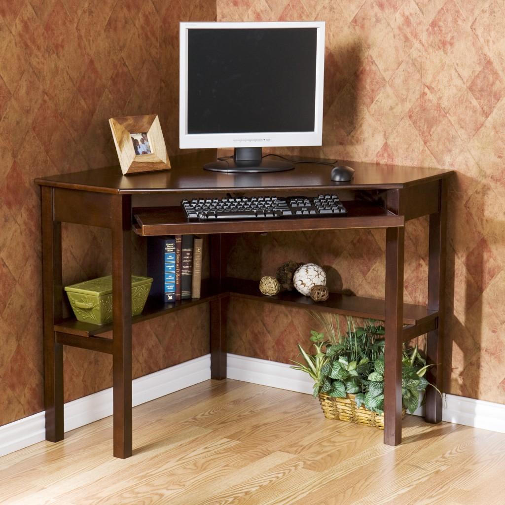 Espresso Corner Computer Desk