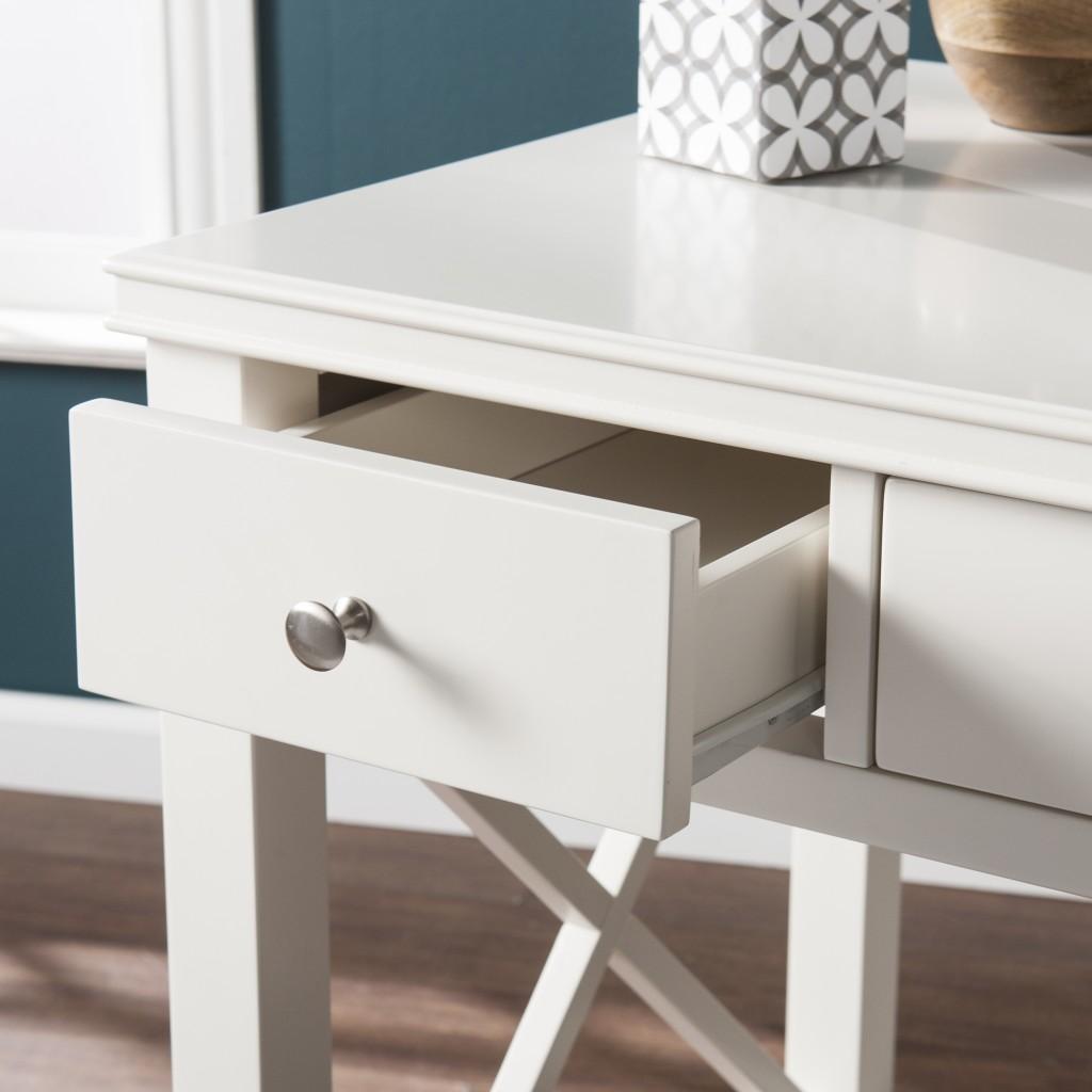 Farmhouse White Writing Desk