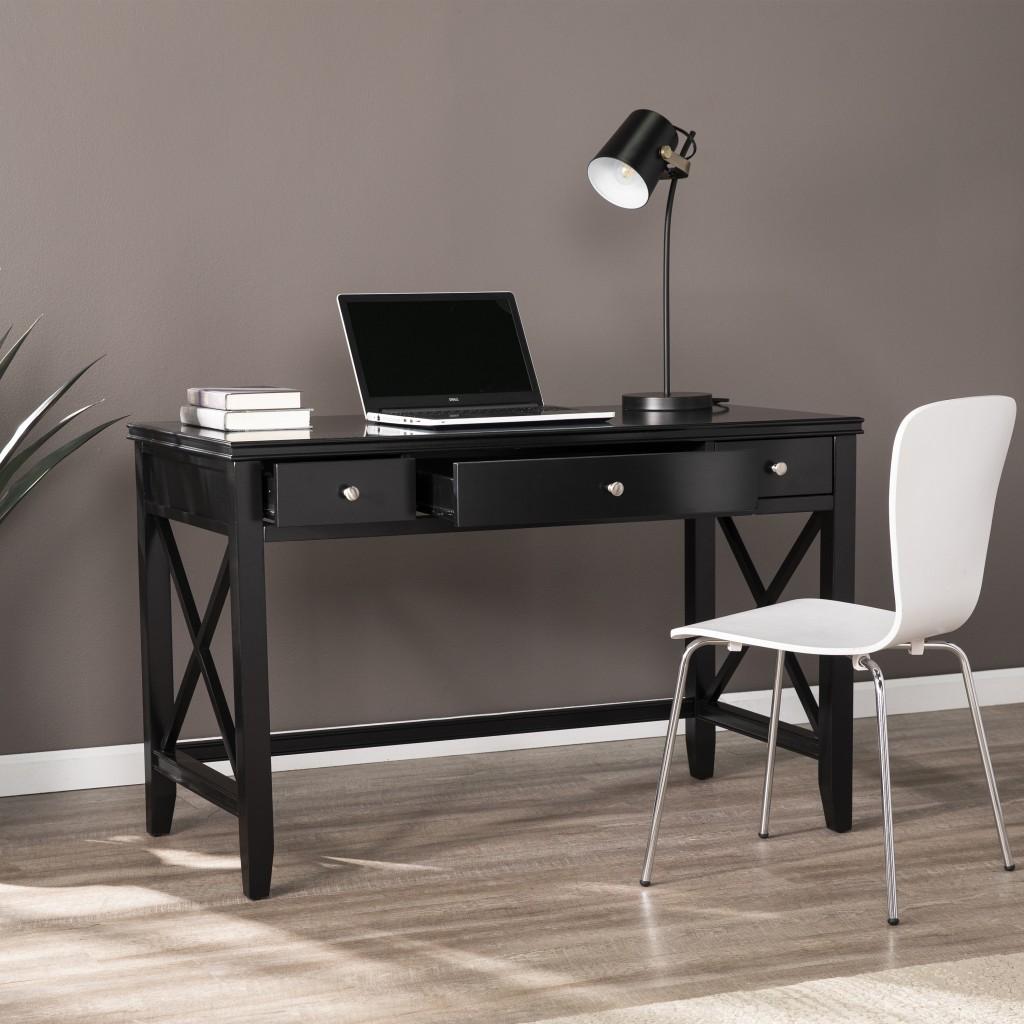 Farmhouse Black Writing Desk