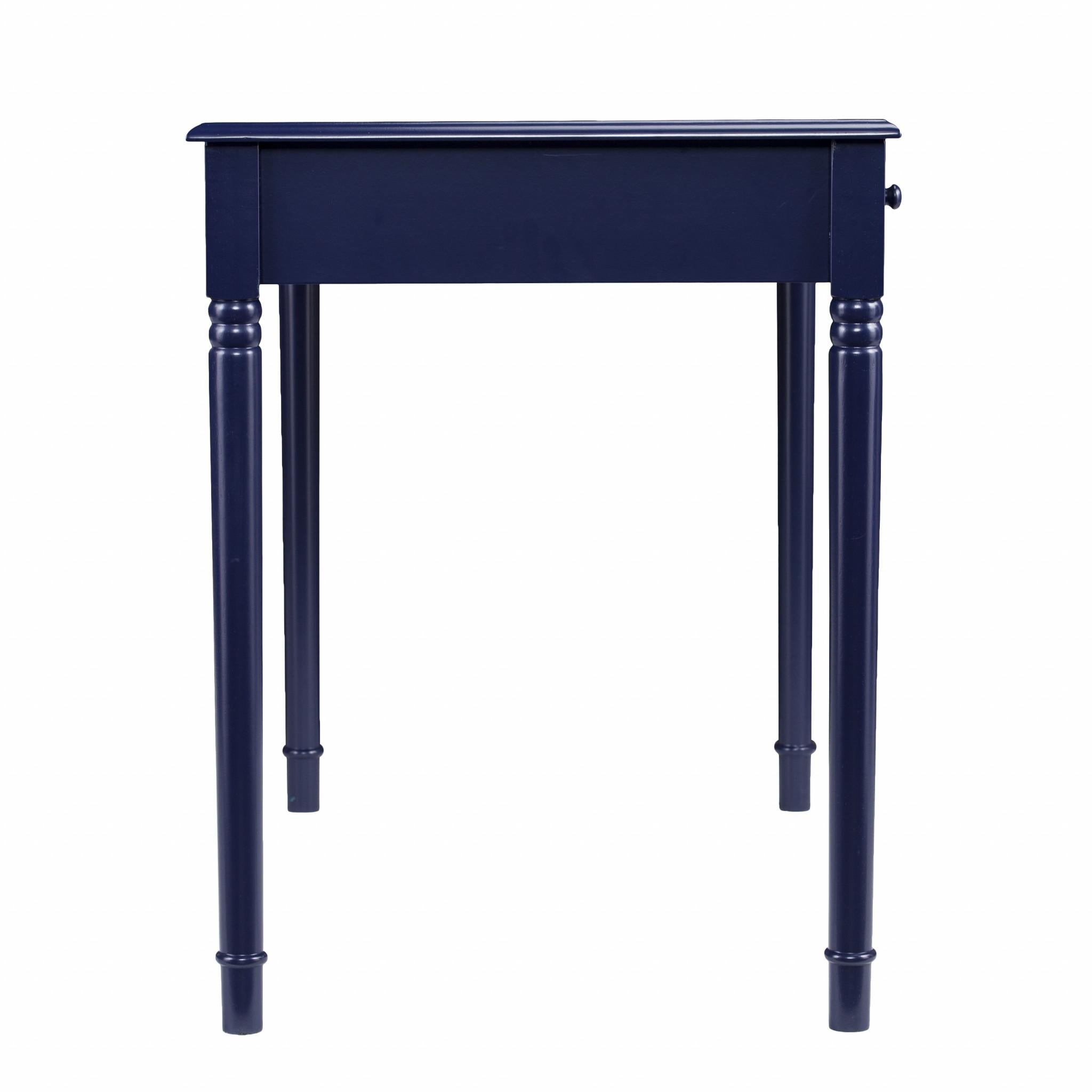 Navy Blue Writing Desk