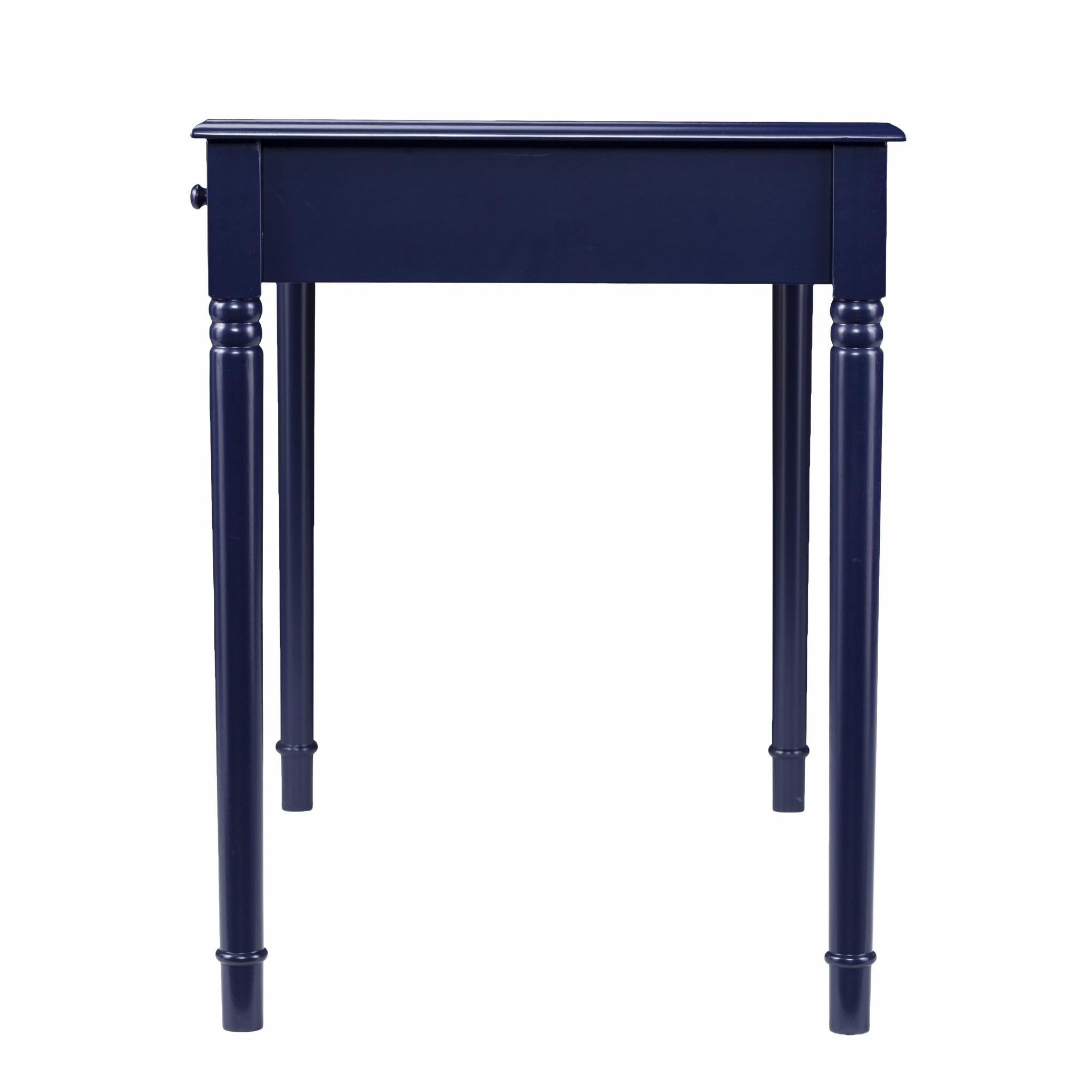 Navy Blue Writing Desk