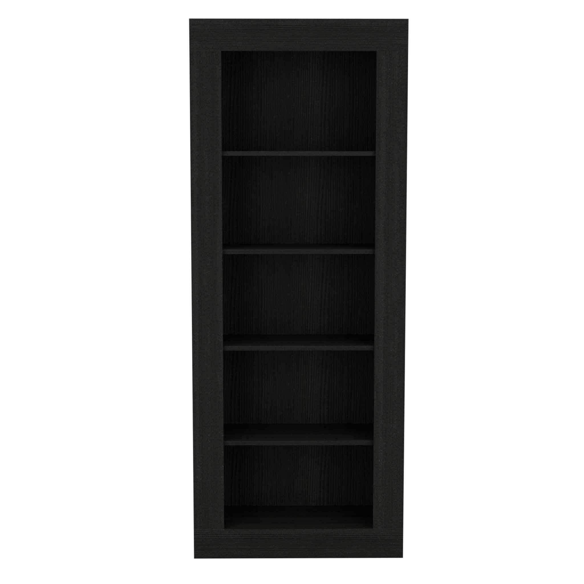 Mod Border Black Bookcase