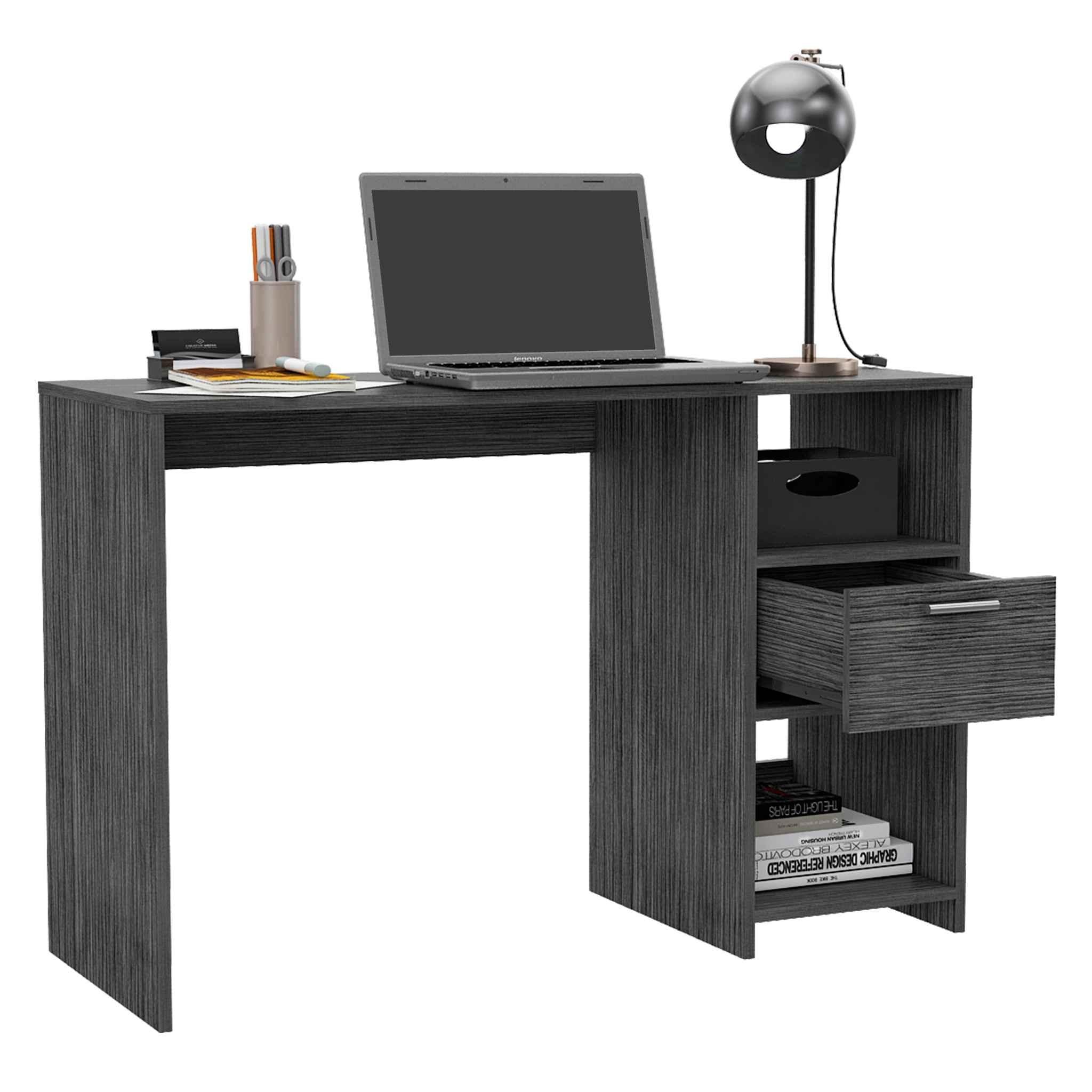 Boko Gray Oak Modern Computer Desk