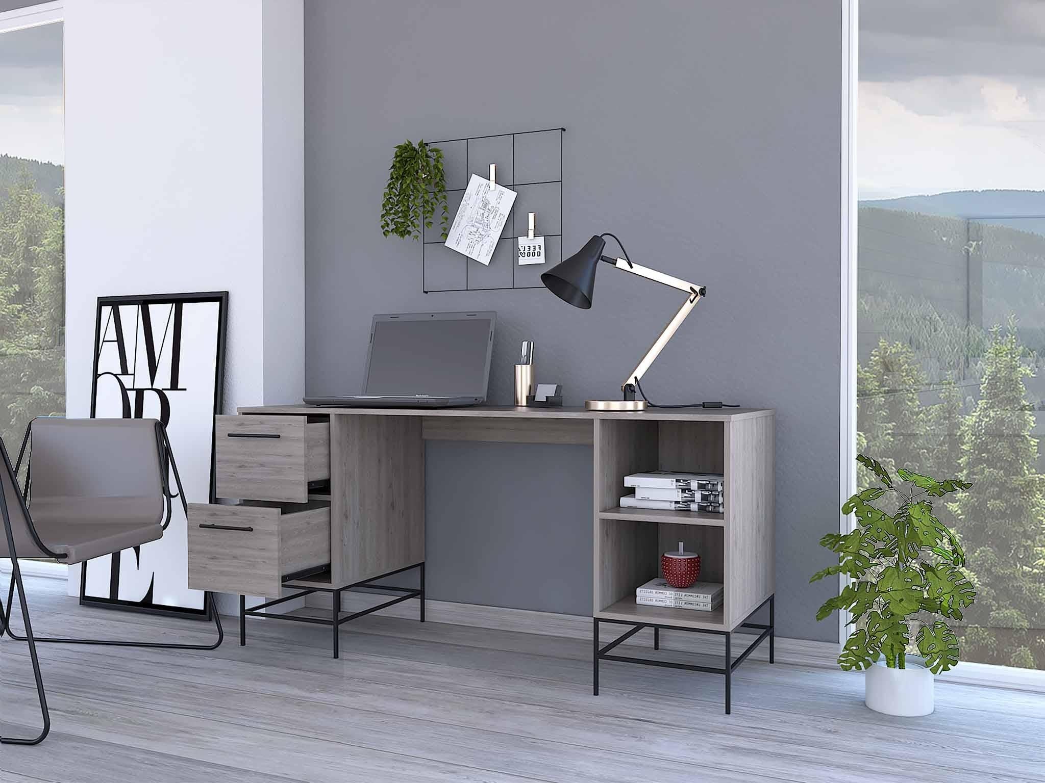 Light Gray Office Desk