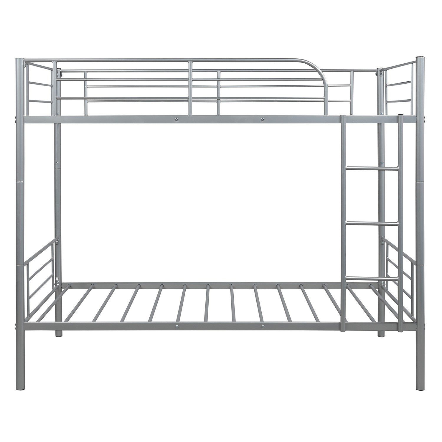 Silver Twin Over Twin  Separable Bunk Bed