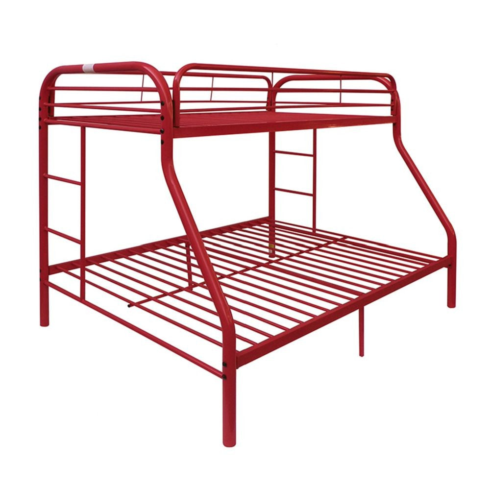 Red Twin Over Full Size Bunk Bed Default Title