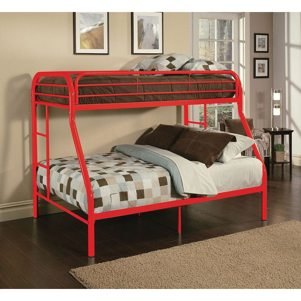 Red Twin Over Full Size Bunk Bed Default Title