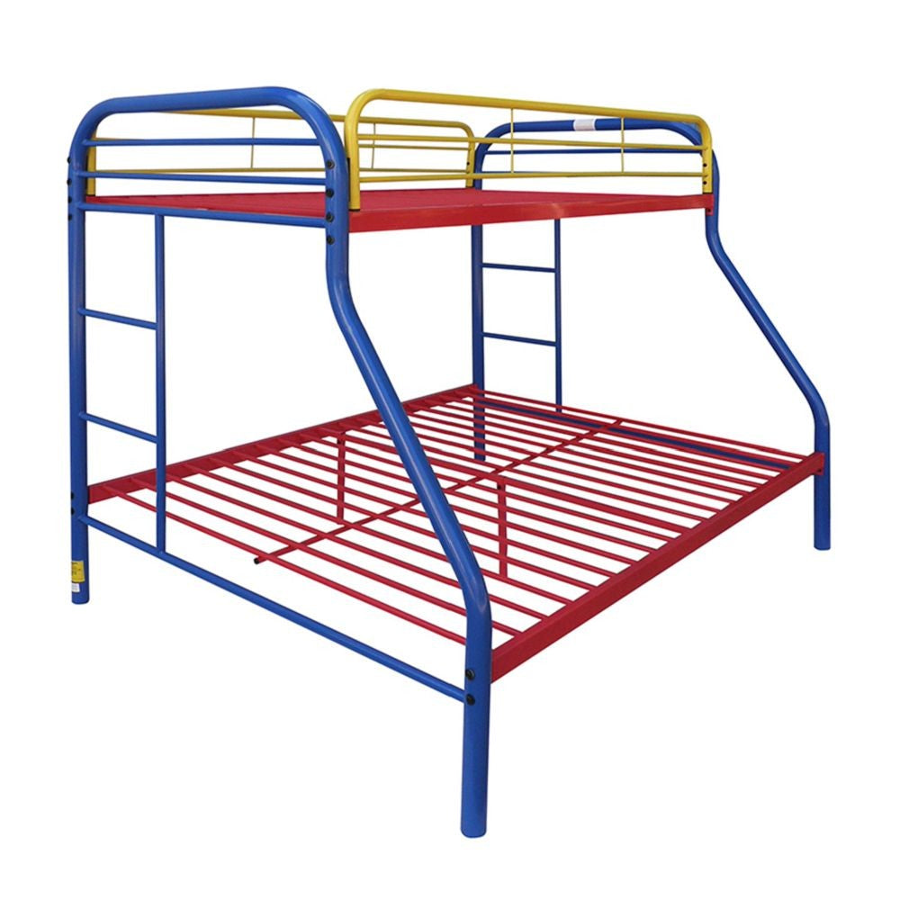 Colorful  Twin Over Full Size Bunk Bed Default Title