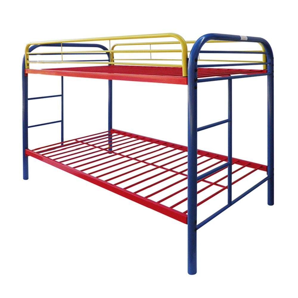 Colorful Twin Over Twin Bunk Bed
