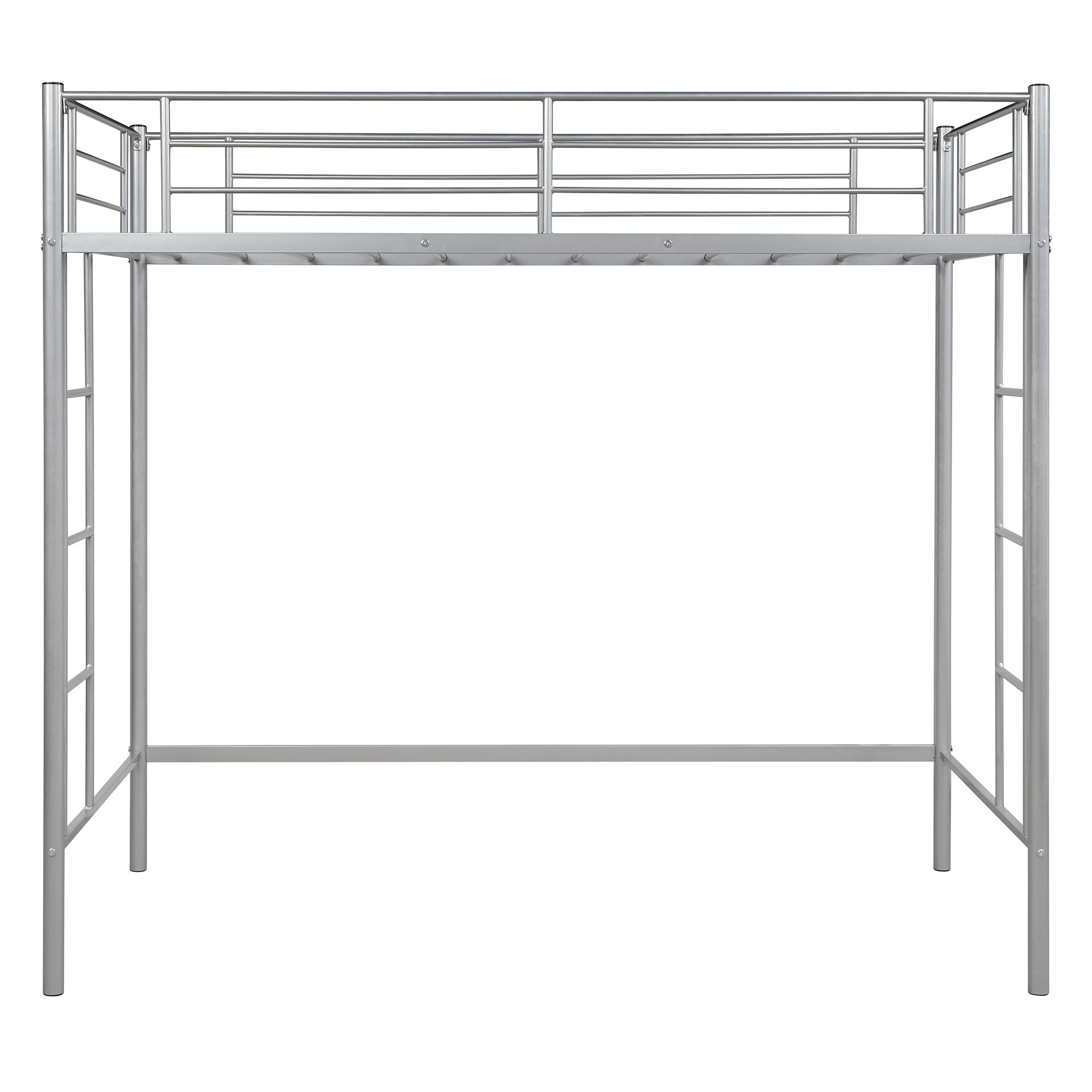 Silver Twin Size High Loft Bed