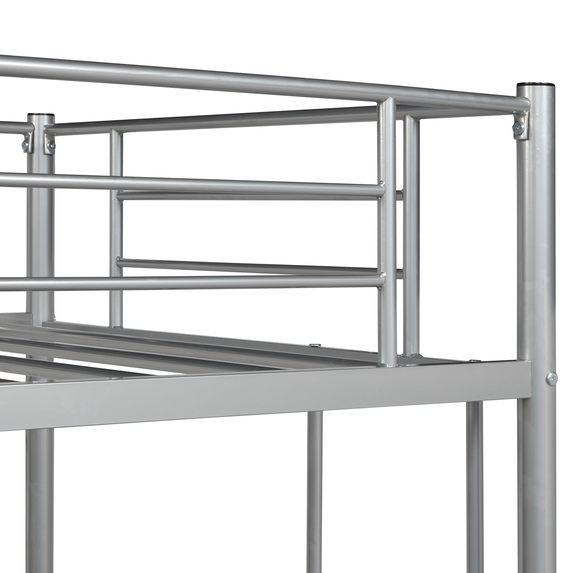 Silver Twin Size High Loft Bed