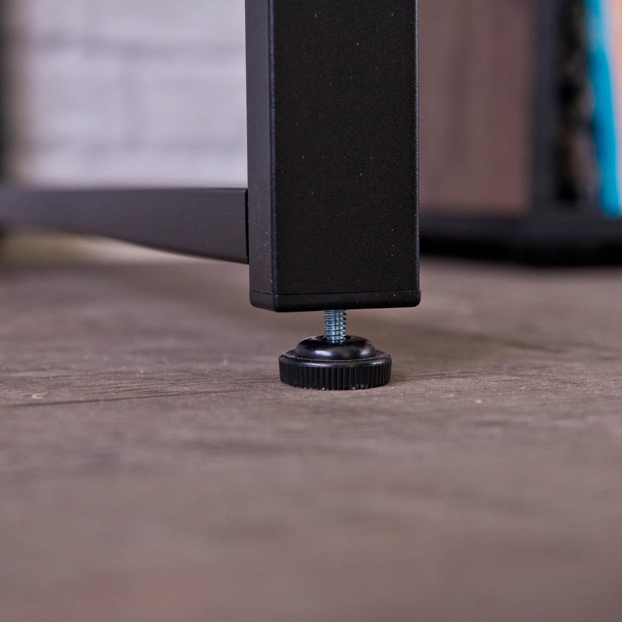 Mod Industrial Black and Walnut Finish Table Desk