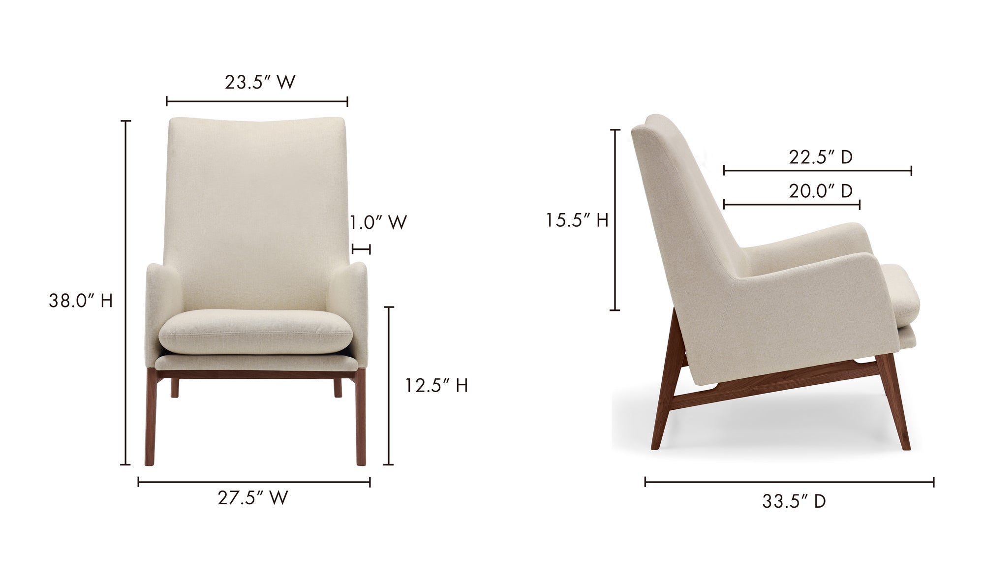 Asta Armchair - Beige