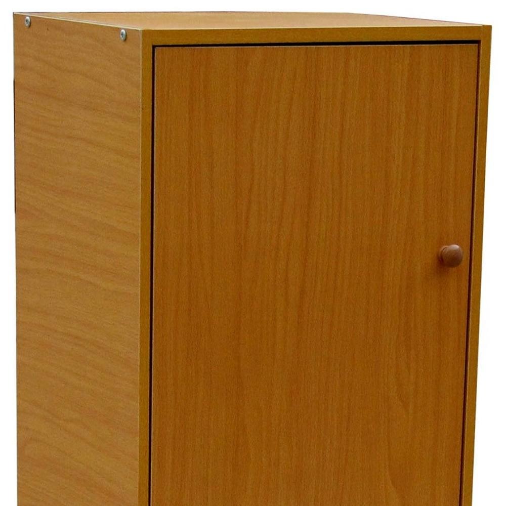 Standard Natural Two Door Verticle Adjustable Book Shelf