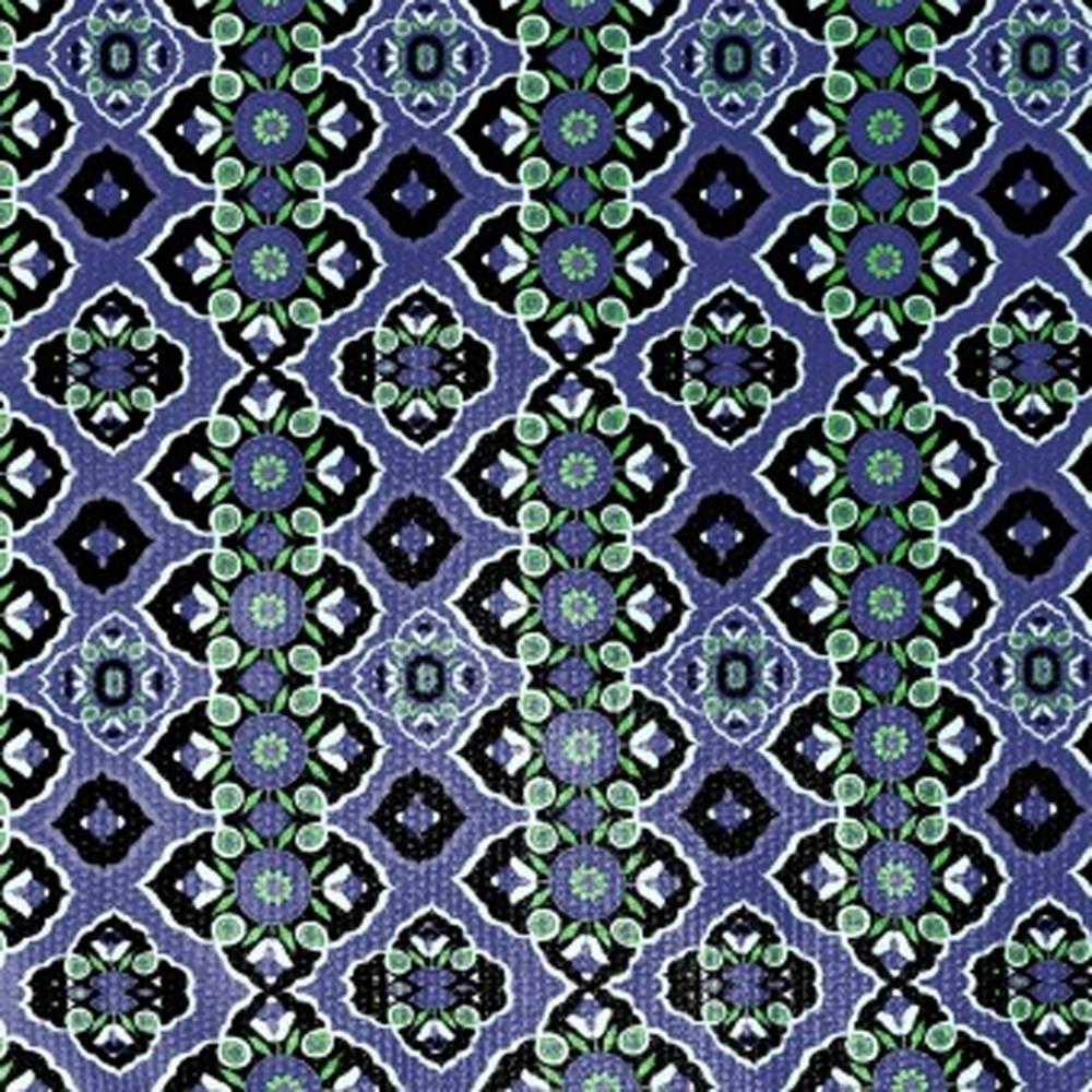 Blue And Green Geometric Non Skid Area Rug