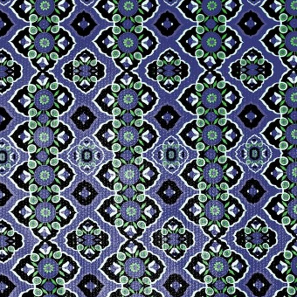 Blue And Green Geometric Non Skid Area Rug