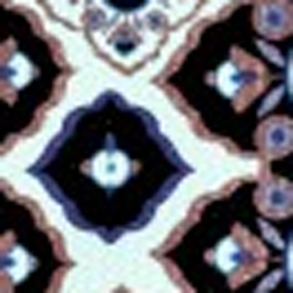 5' X 7' Black Light Blue Area Rug