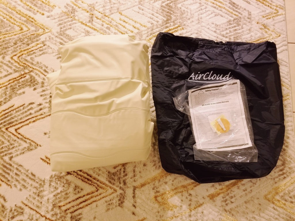 Dreamy Golden Inflatable Queen Size Bed Mattress