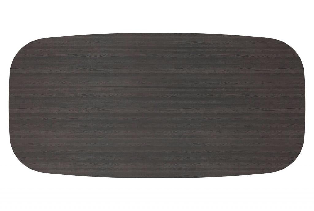 52” Mod Scandi Black Wood Coffee Table