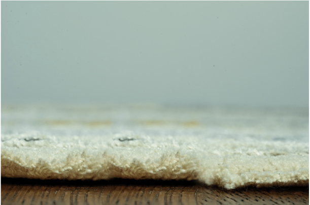 8’ x 11’ Blue White Distressed Traditional Area Rug