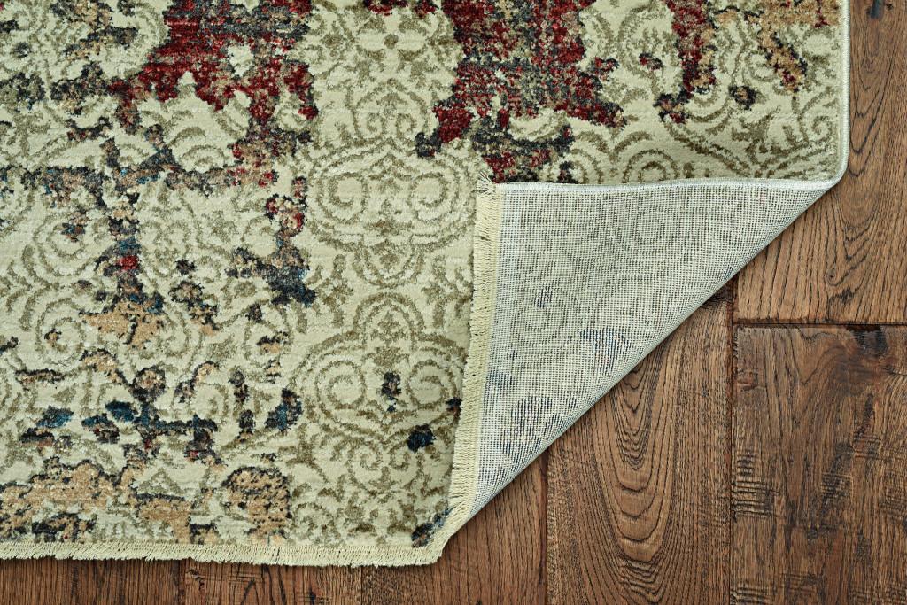 9’ x 13’ Sage Ivory Weathered Vintage Area Rug Default Title