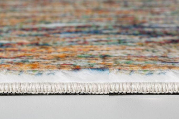 8’ x 10’ Blue Red Abstract Painting Modern Area Rug