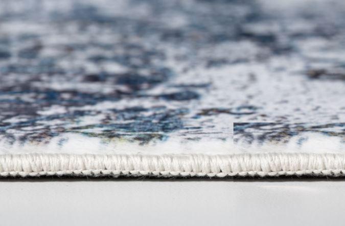 6’ x 9’ Gray Blue Abstract Galaxy Area Rug