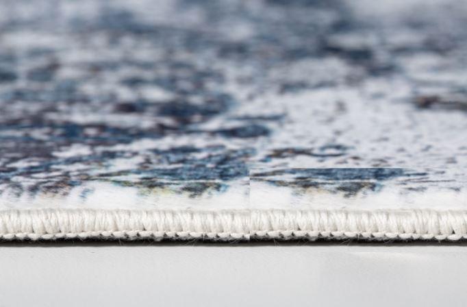 8’ x 10’ Gray Blue Abstract Galaxy Area Rug