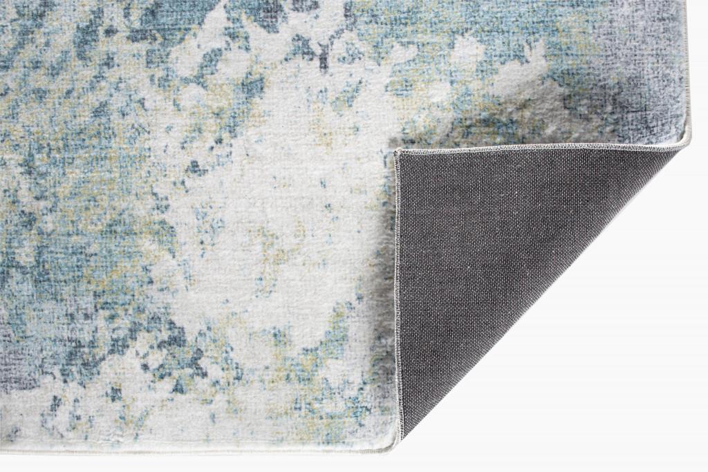 8’ x 10’ Blue Yellow Abstract Sky Area Rug