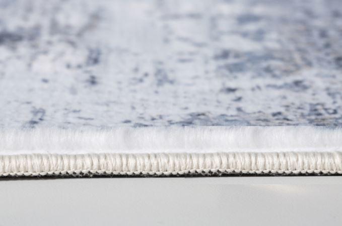 8’ x 10’ Gray Distressed Marble Area Rug