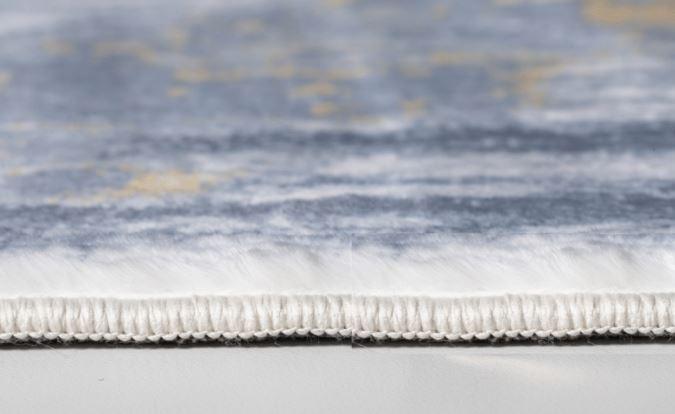 5’ x 8’ Gray Distressed Steps Abstract Area Rug