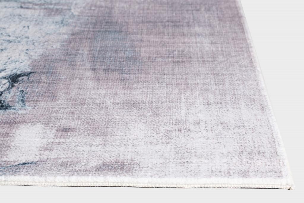 6’ x 9’ Sand Abstract Splash Modern Area Rug