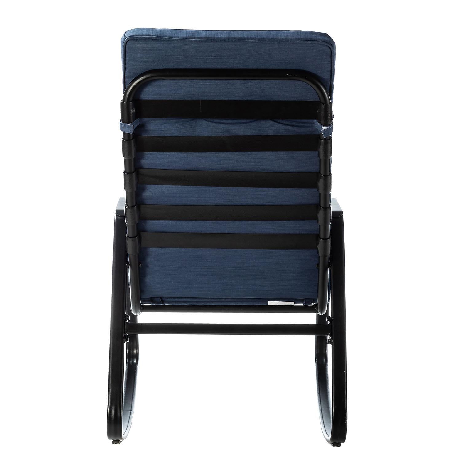 Indigo Outdoor Rocking Chair and Table Set